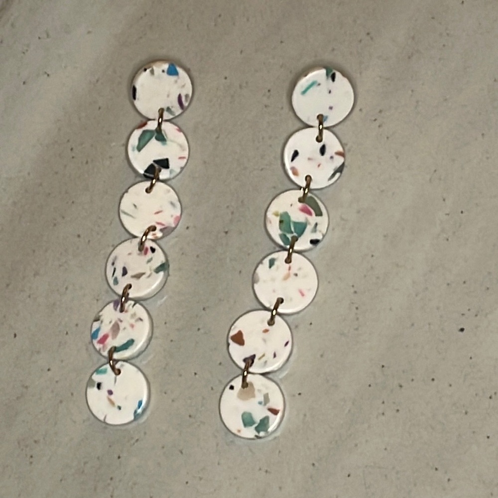 Lele Sadoughi Circle Garland Statement Earrings
